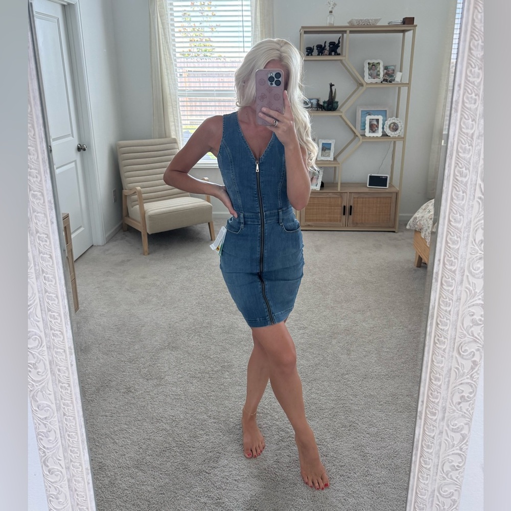 Guess Blue Denim Dress